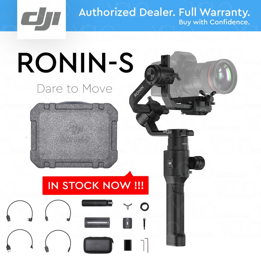 DJI RONIN-S - STANDARD KIT - Three-Axis Motorized Gimbal Stabilizer