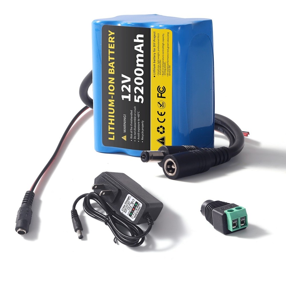 12V 24V Rechargeable Lithium-ion Battery For DIY Projects