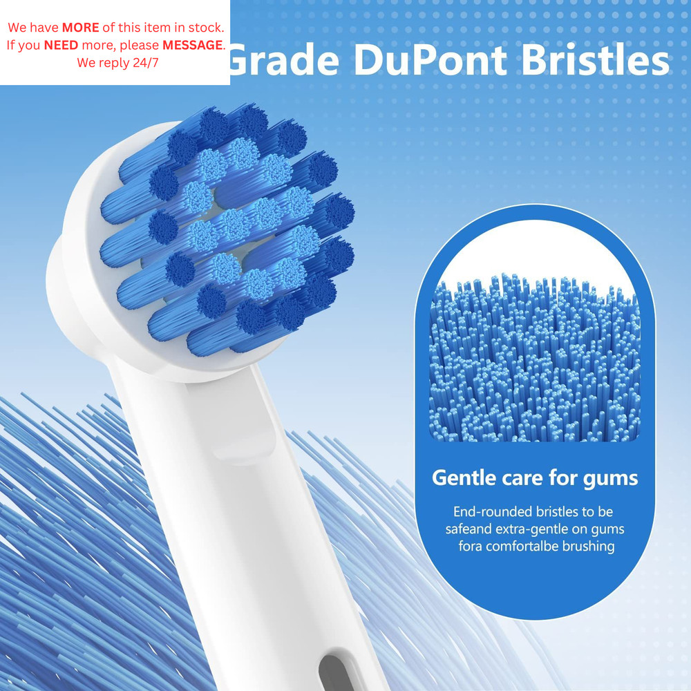 Sensitive Replacement 8 Count (Pack of 1), 8 Pcs Soft Clean