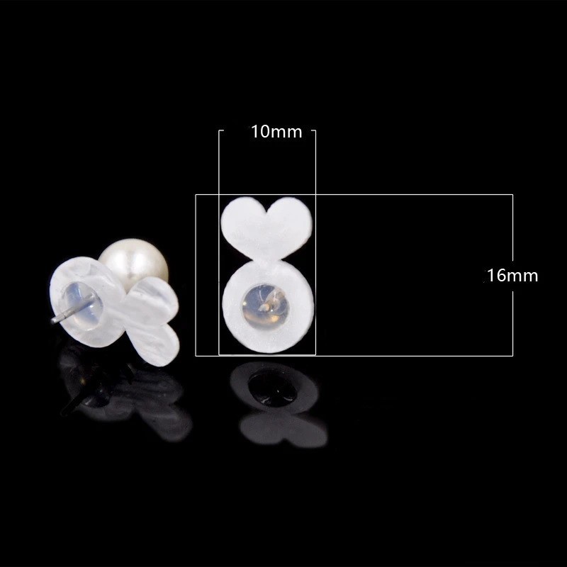 10Pcs Earring Lifter Backs Replacements Rubber Earring Backs for Droopy Ears