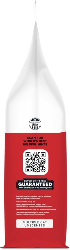 Multiple Cat Unscented Litter - Easy Scooping, Low Tracking