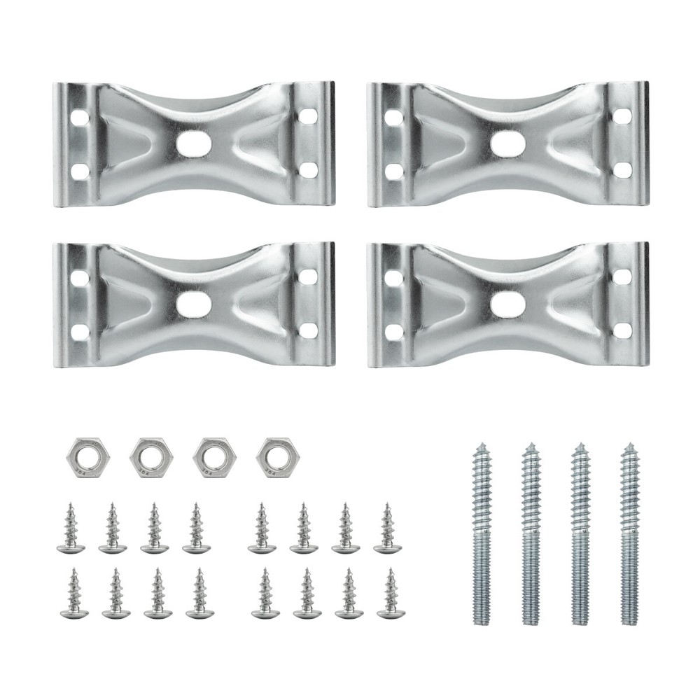 POWERTEC 4 sets Kerf Corner Brackets with mounting hardware 71427