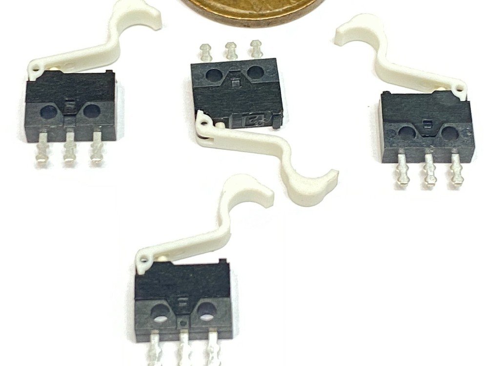 4 Pieces MX-1210 NC NO Microswitch Reset mini small Micro Limit Switch Lever