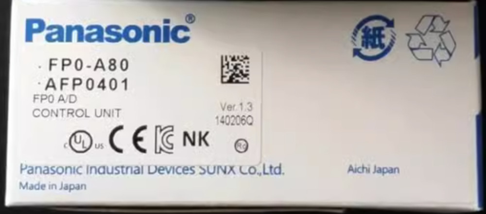 PANASONIC FP0-A80 AFP0401 Programmable Controller Analog Input AD Converter Unit