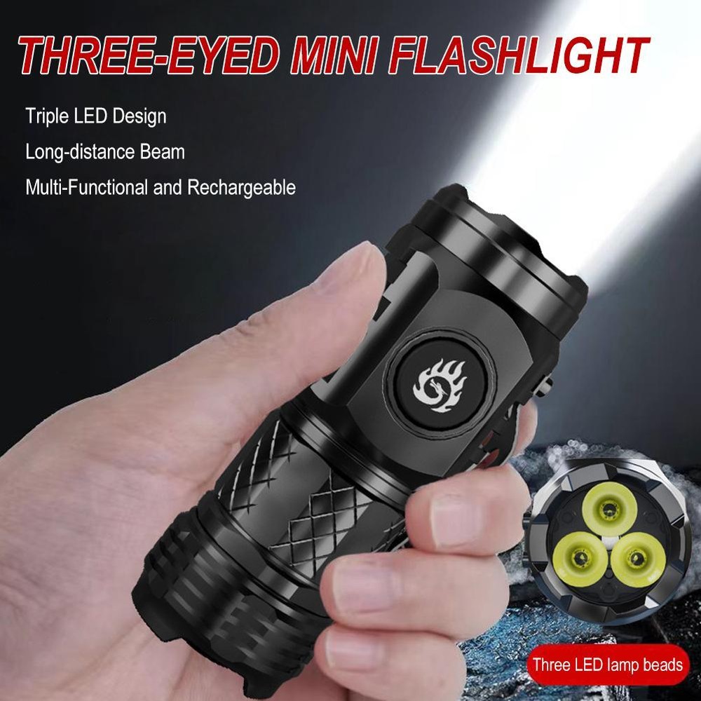 Mini Flashlight Handheld Super Bright Powerful Camping Tactical PocketFlashlUS☆☆