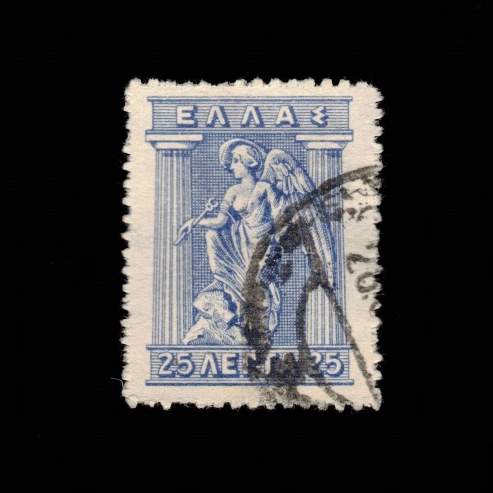 Greece, Scott 204, Iris Holding Caduceus, 1911-1921, used