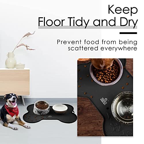 SUPER SD PETS BONE SILICONE MAT