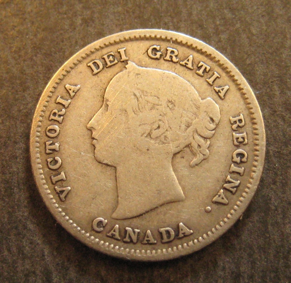 1891  Canada 5 Cents - Silver -  (P4542)