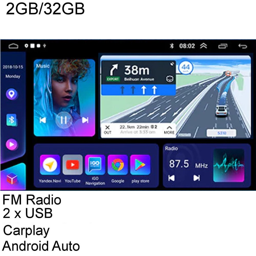 RENAULT MEGANE 2009-2016 GPS CARPLAY ANDROID AUTO ODB DAB+ TPMS DVR CAMERA a