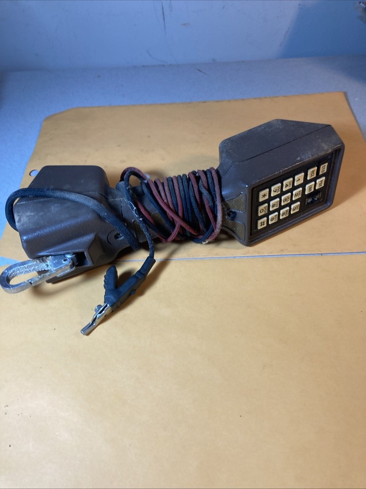 Vintage Telephone Linesman Portable Testing Handset Not Tested