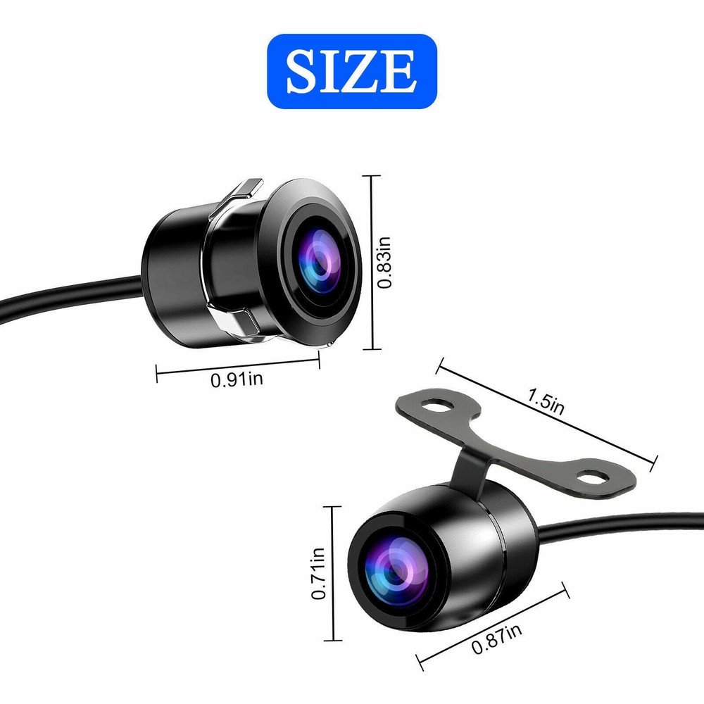 18.5MM Flush Mount Car Reversing Camera CVBS
