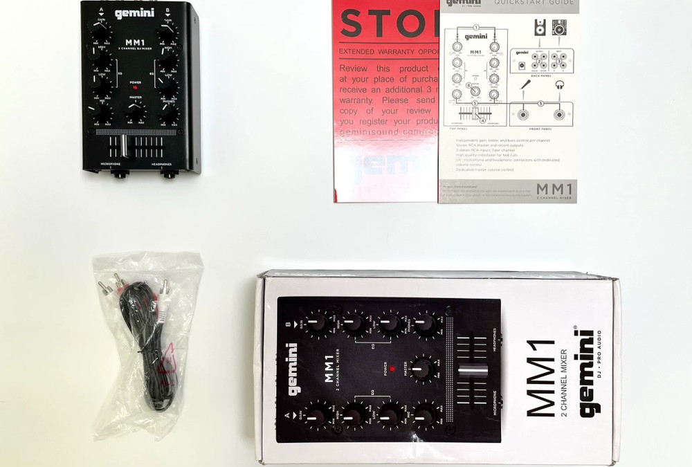 1pcs Gemini MM1 Mixer Console