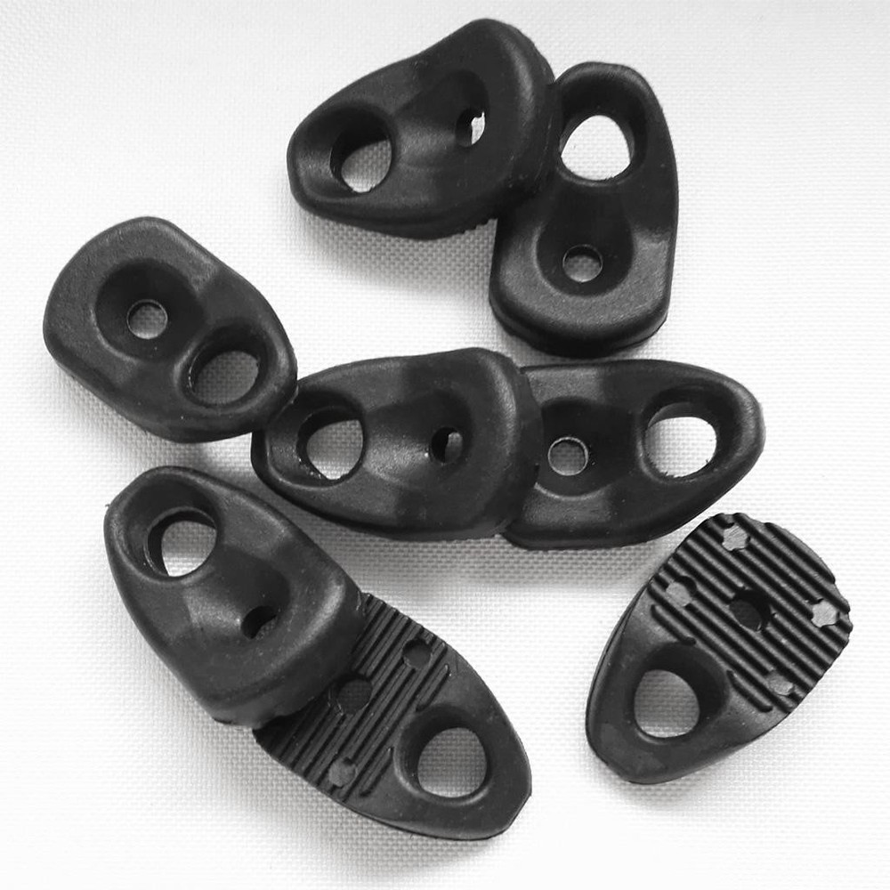 6Pcs Black Kayak D Single Eyelet Tie Down Loop Deck Fitting