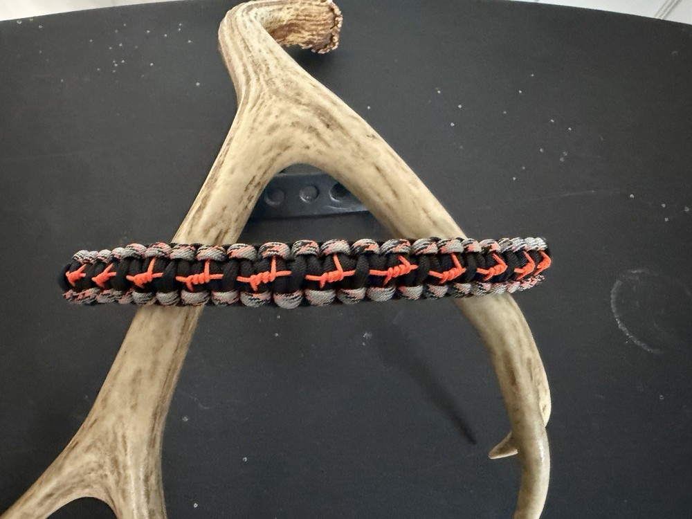 Black, Grey, Orange Bow Wrist Sling