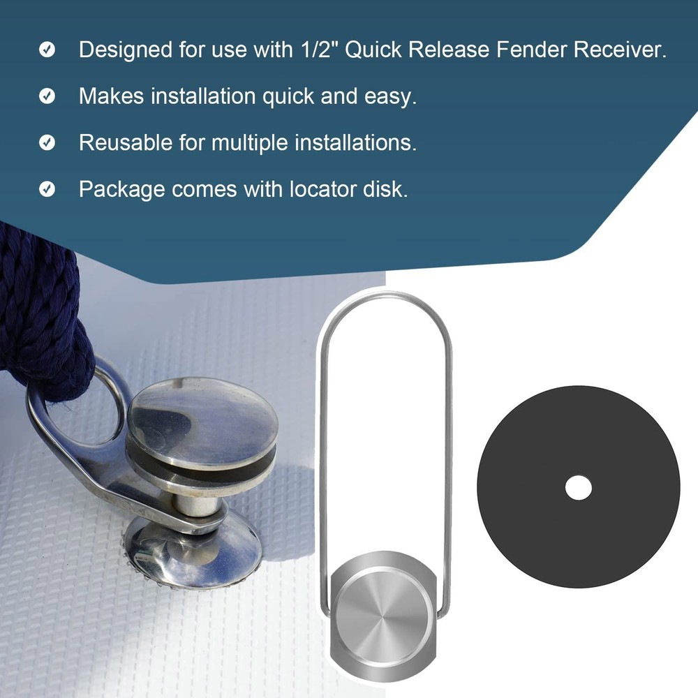 Installer Tool Fits Use with 1/2" Quick Release Fender Receiver Installation