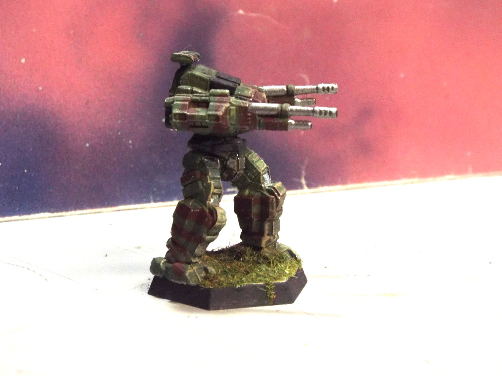 BATTLETECH RIFLEMAN MECH (CATALYST, PLASTIC, PAINTED)