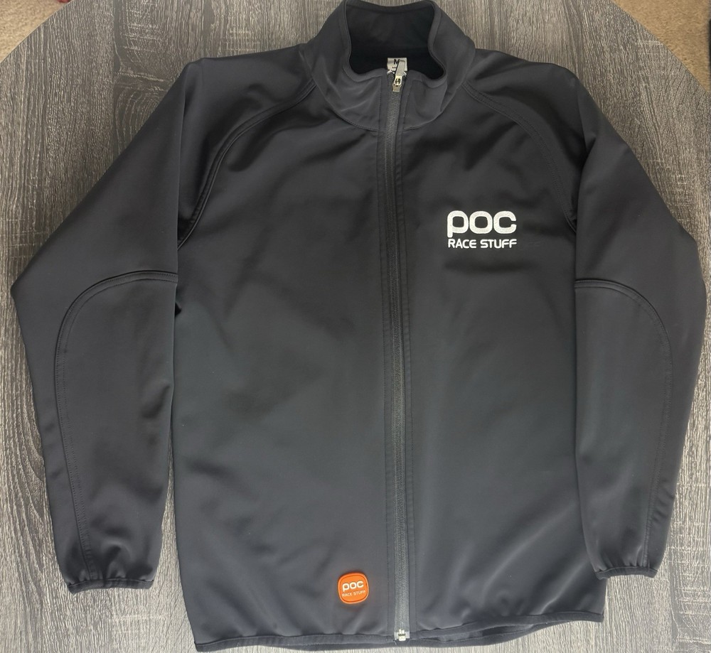 POC Race Stuff Soft Shell Ski Jacket Youth Men’s Medium. Black