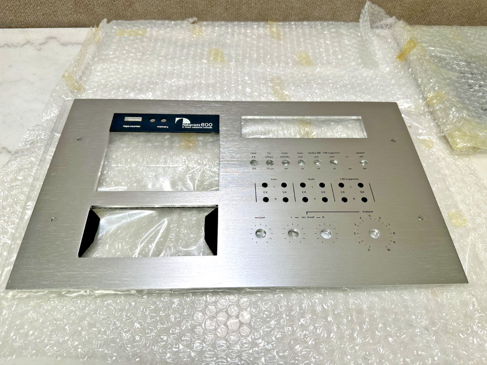 Nakamichi 600 Cassette Deck Face Panel