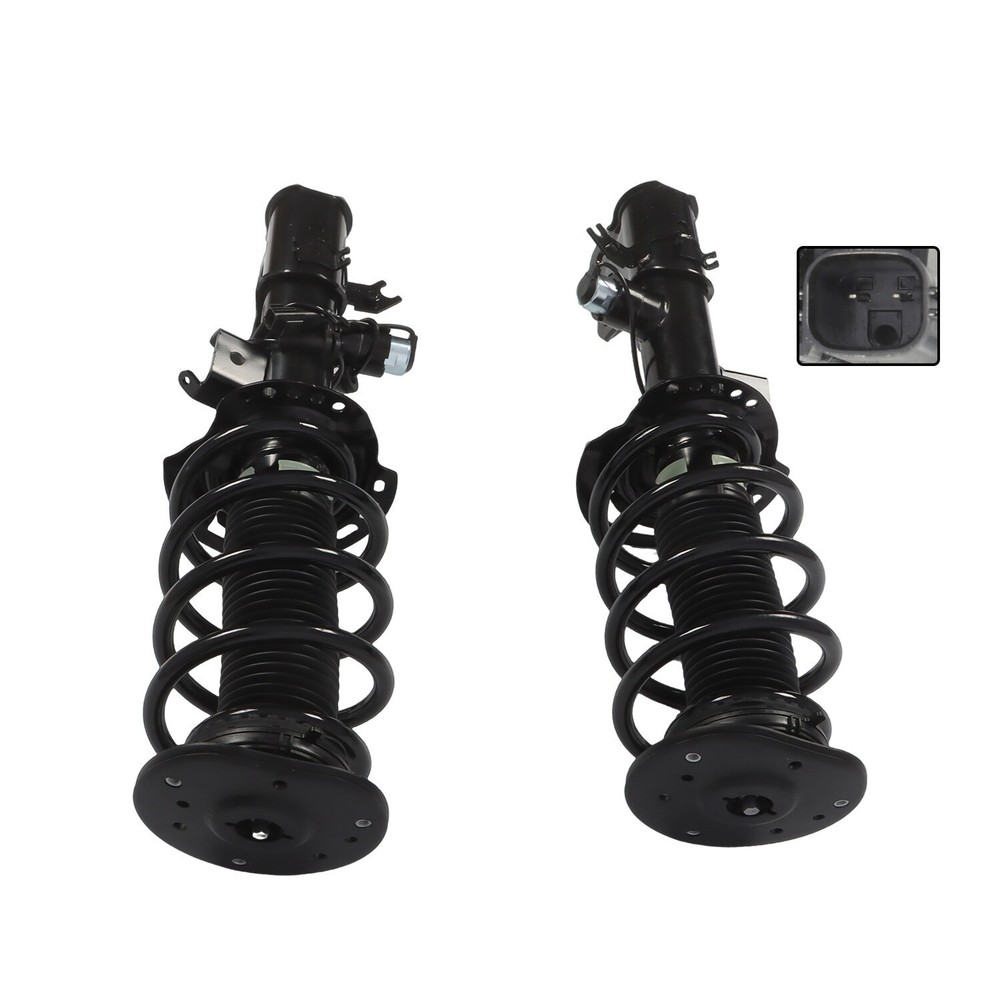 Pair For 2017-2020 Lincoln Continental Front Shock Struts Assemblies w/Electric