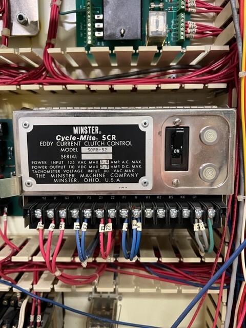 300 Ton Minster Controls, Indramat Drive 