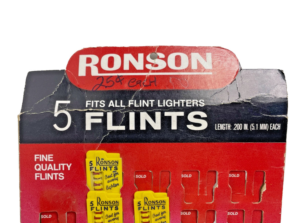 Vintage Robson Flints Store Display