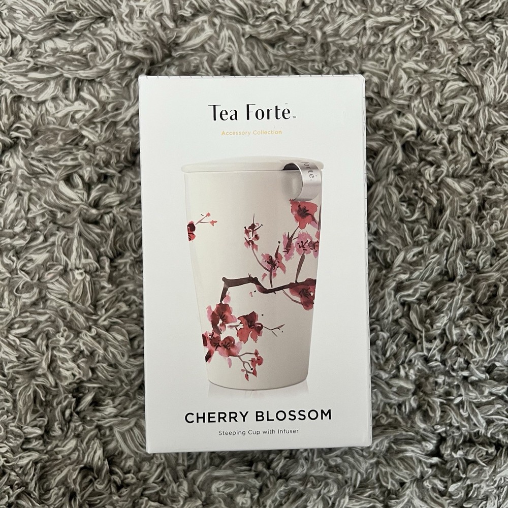 Tea Forte Accessory Collection KATI Steeping Cup with Infuser - Cherry Blossom