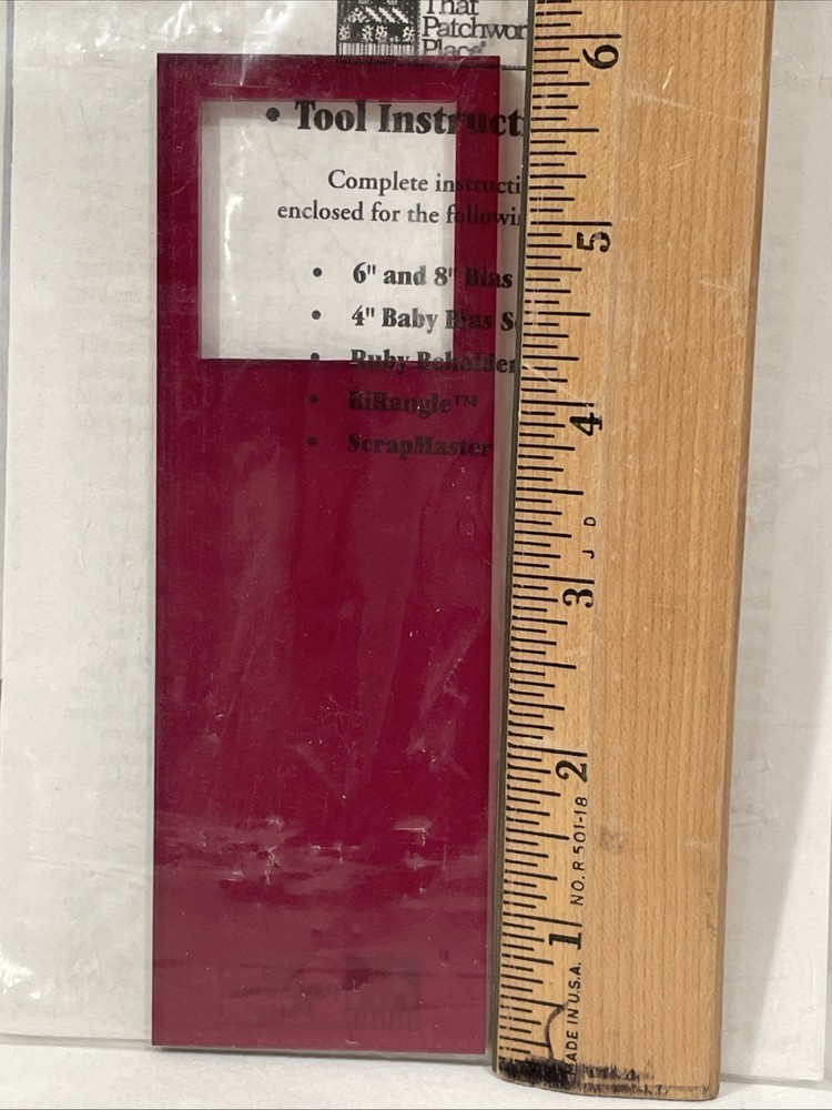 EXCELLENT RUBY BEHOLDER value finder & template in 1 tool That Patchwork Place