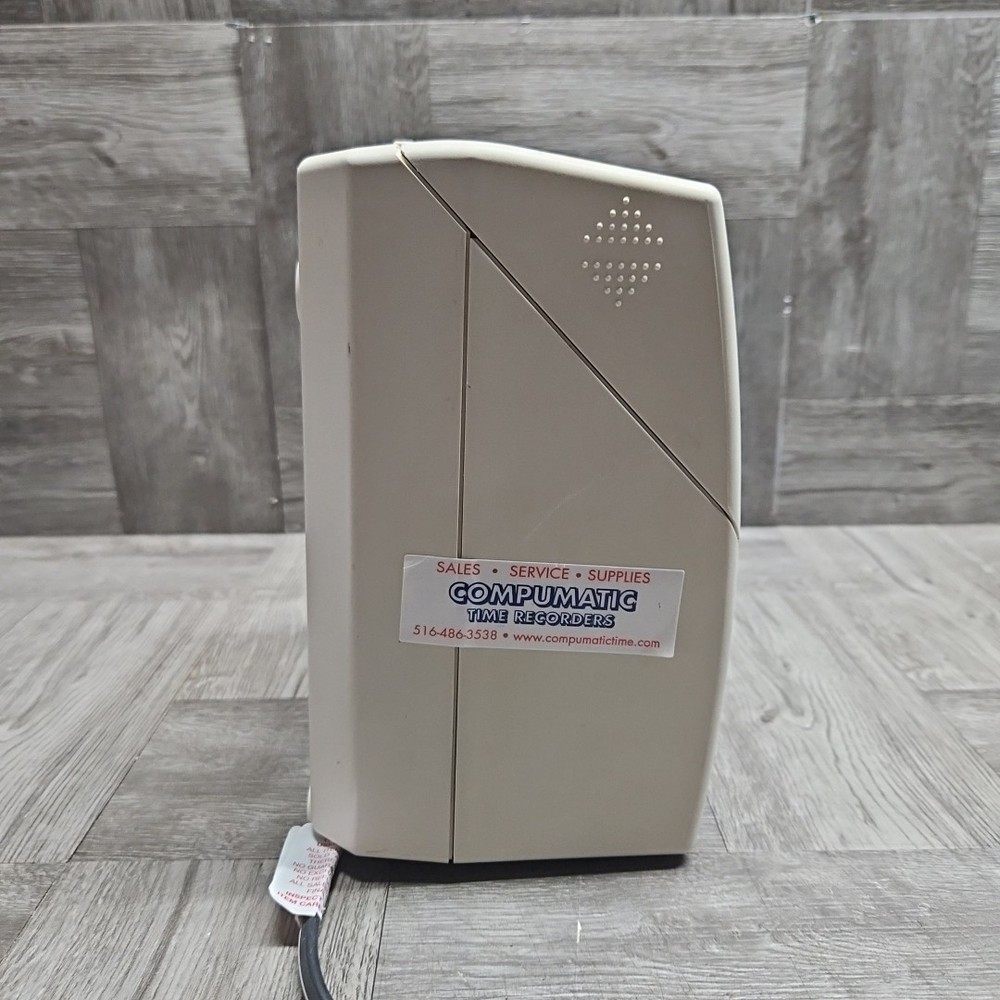 Lathem 7000E Time Clock Working No Key Wall Mount