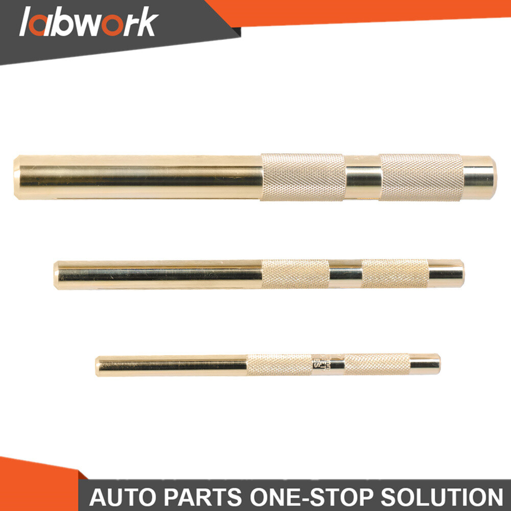 Labwork 3 Pcs Brass Drift Punch Set 3/8" to 3/4" Replace for 61360