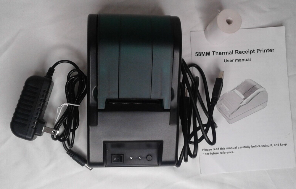 58mm USB Thermal Receipt Printer Support Cash Drawer for Printing