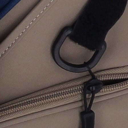 TaylorMade FlexTech No Logo Navy Tan Stand Golf Bag