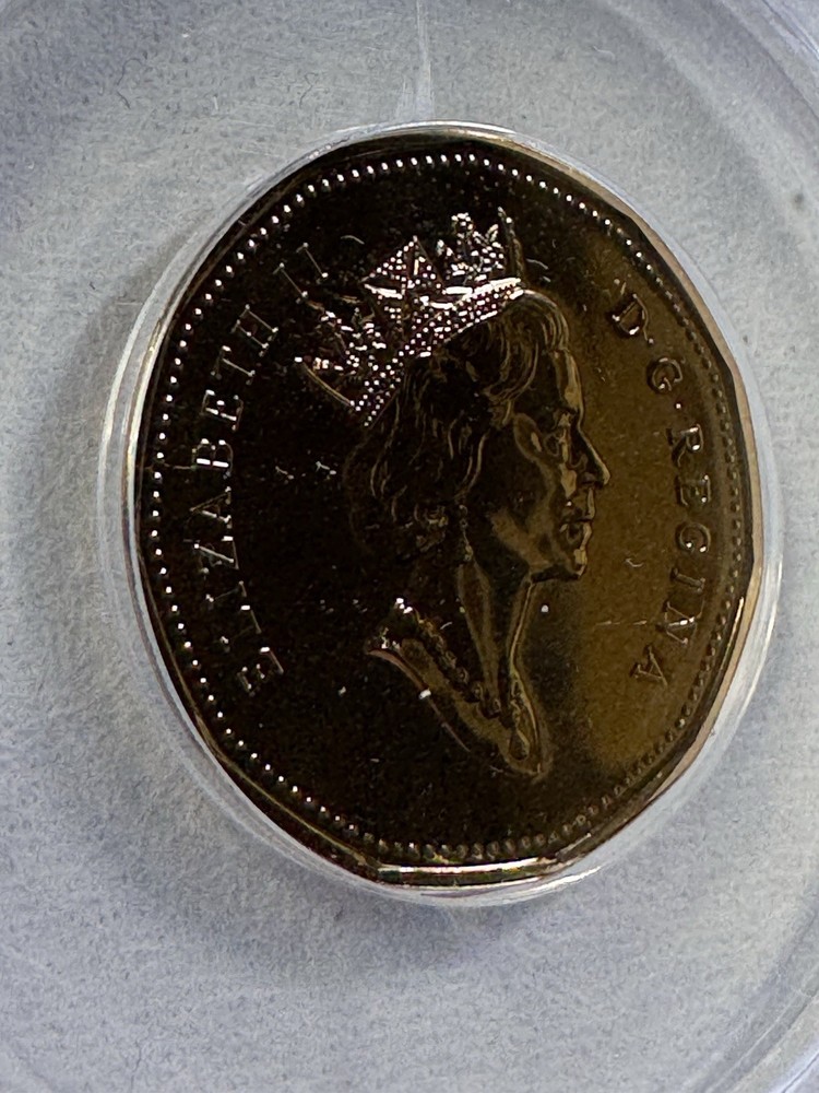 1992 Canada $1 Loonie Graded MS 69 by ANACS