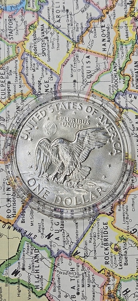 MS 1974-S Eisenhower Dollar 40% SILVER