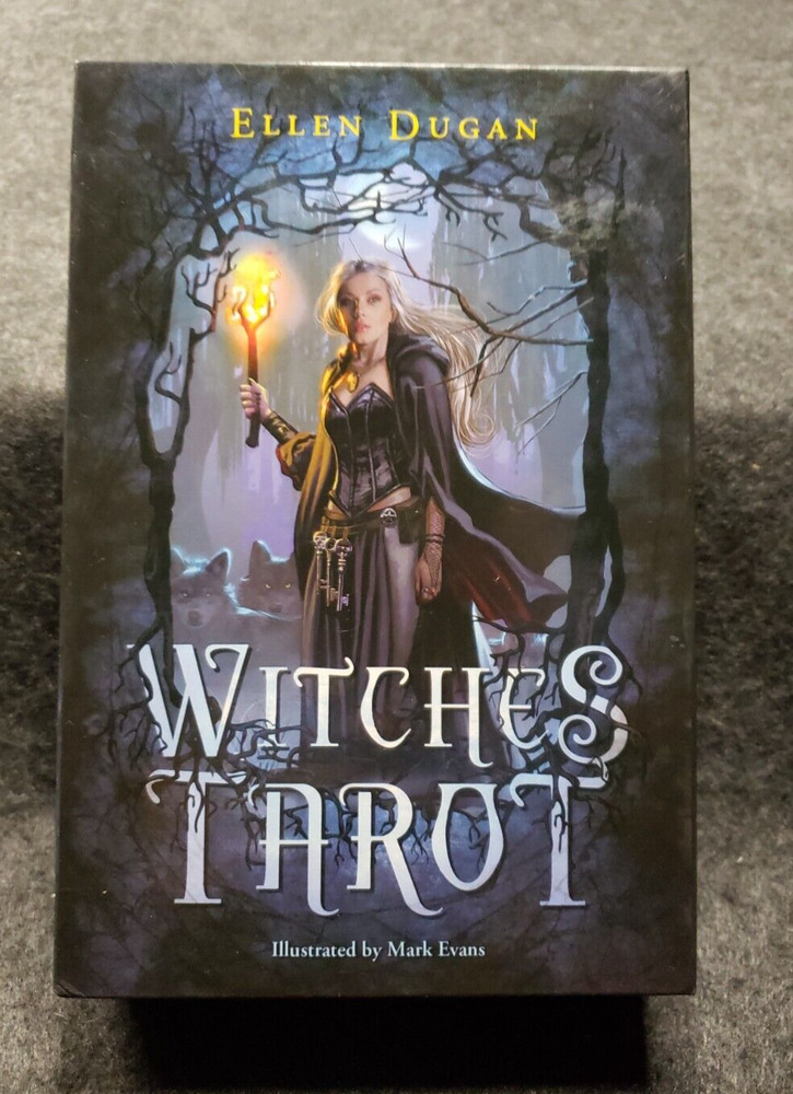 Witches Tarot Kit, incomplete Kit Including Deck & Book (c20b2)
