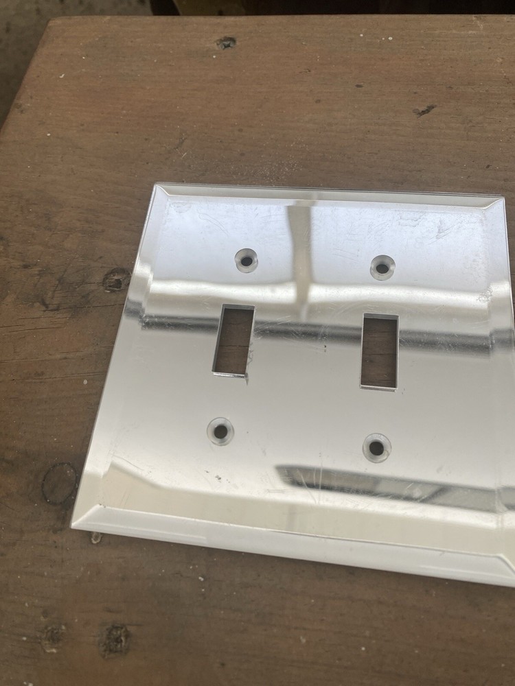 Vintage Mirrored Switch covers.