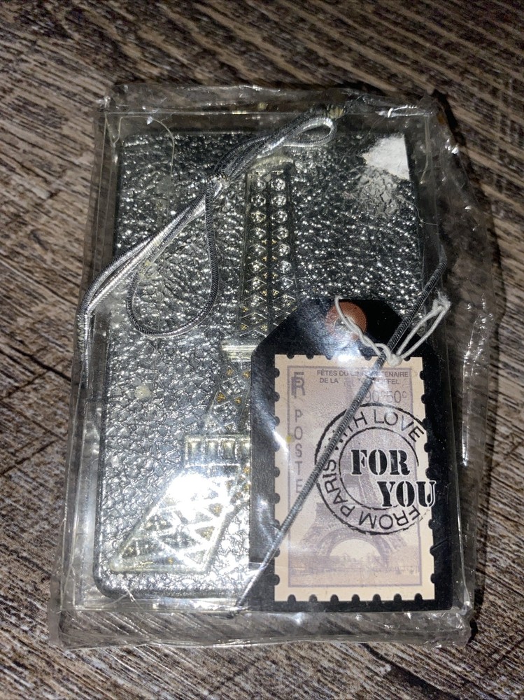 Silvertown Eiffel Tower Paris compact mirror Birthday Christmas