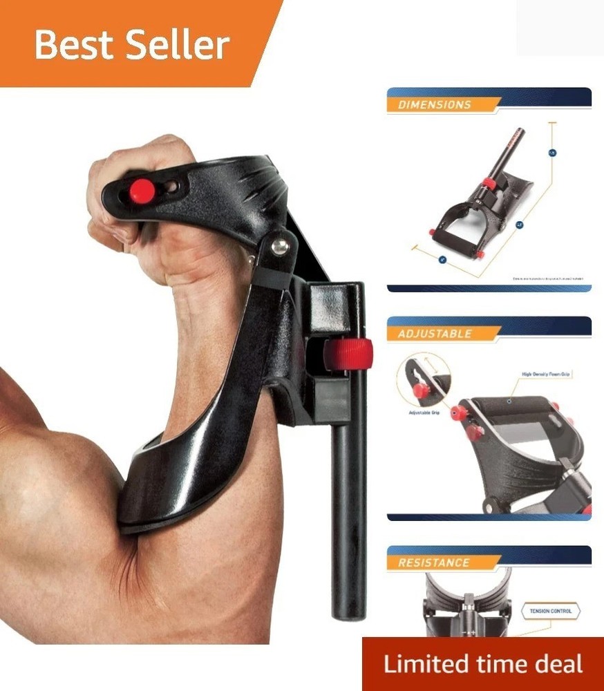 Variable Resistance Wrist Developer - Compact Forearm Strengthening Equipment
