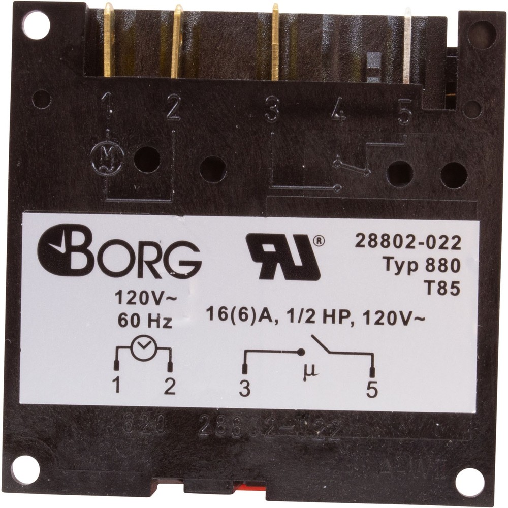 Timer, Diehl, SPST, Panel Mount, 115v, 7day : TA4073