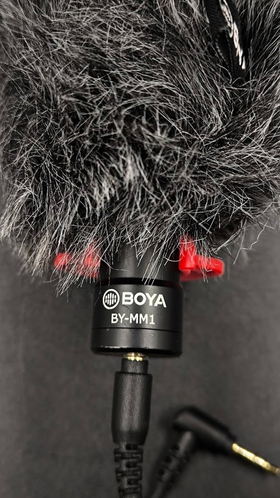 Boya BY-MM1 Microphone Used Working Black