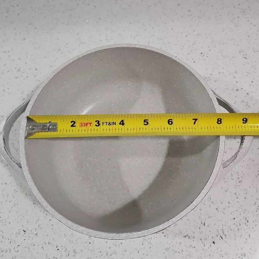 Masterclass Saucepan Casserole 8 inch 2.4 QT With Lid Premium Kitchen Cookware