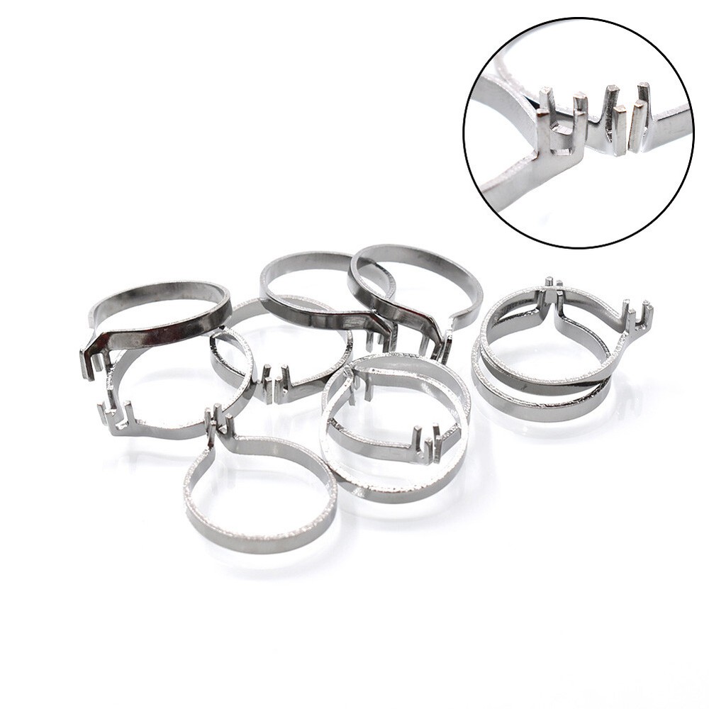 4X Dental Sectional Contoured Matrix Clamp Square Ring Holder for Placing Matrix