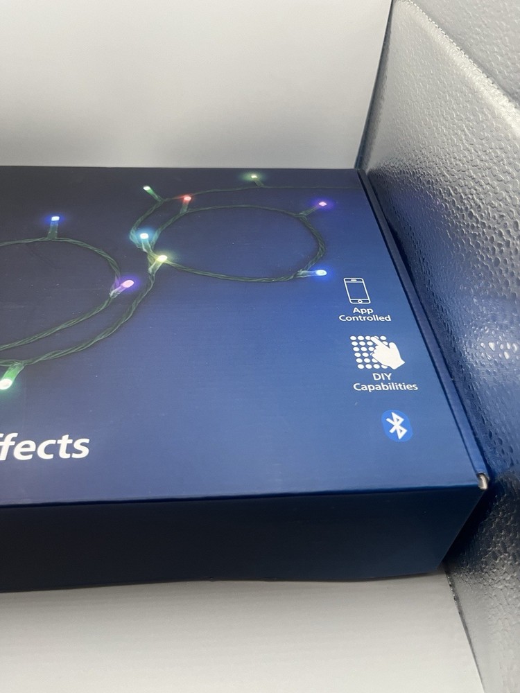 200ct LED Philips ChromaBright App-Controlled Indoor/Outdoor String Lights