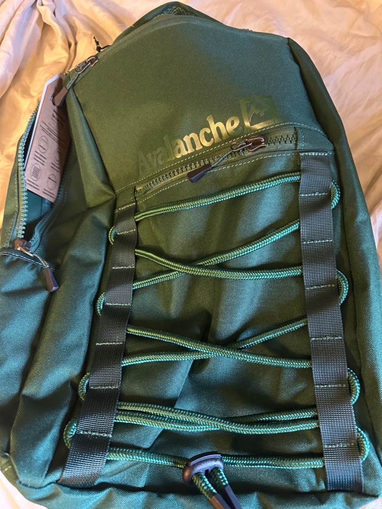 Avalanche  Backpack Avalanche Green Bag Hiking Gear
