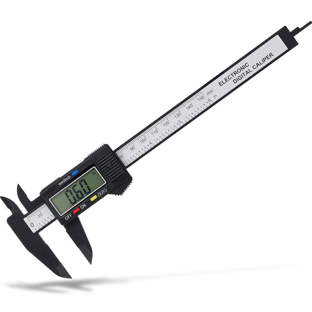 0-6" Digital Caliper Tool for Accurate Measurements - Includes Auto-Off & Switch