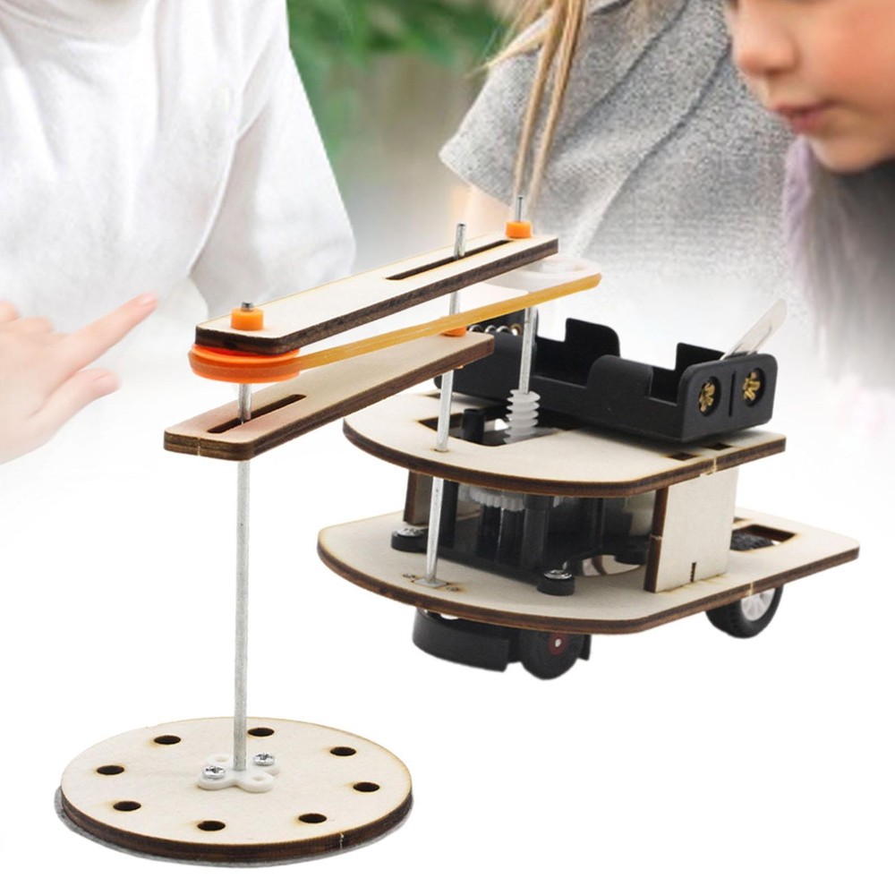Cleaning Robot Toy Physics Experiments Easy Assembly Teaching Equipment