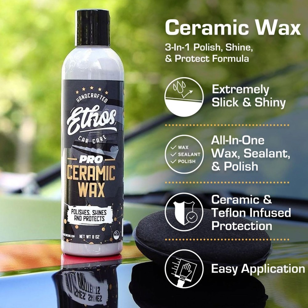 Ethos Ceramic Wax - Aerospace Coating Protection | 8oz