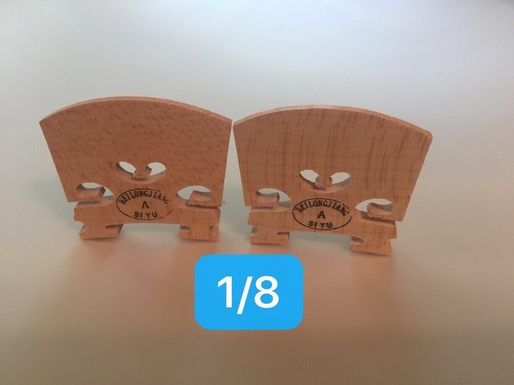 Two Violin bridge, 1/8 US Shipping