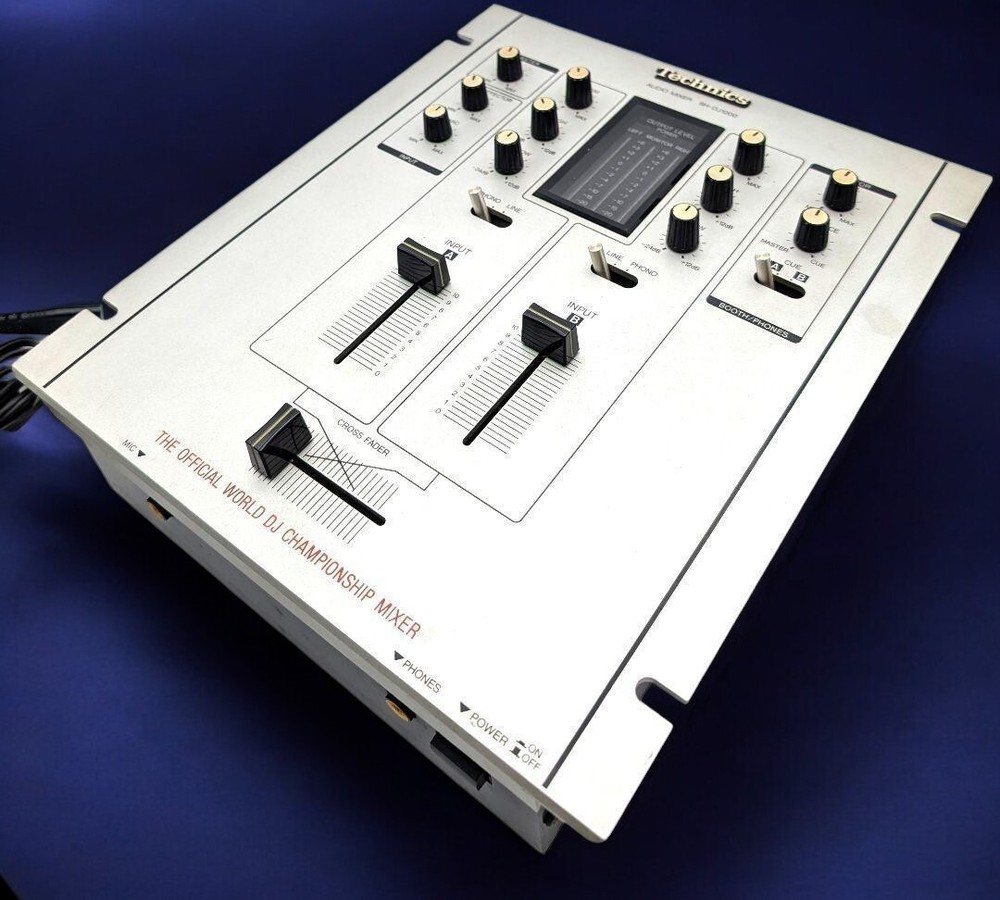 Technics SH-DJ1200-S DJ Mixer Silver Audio Tested Working