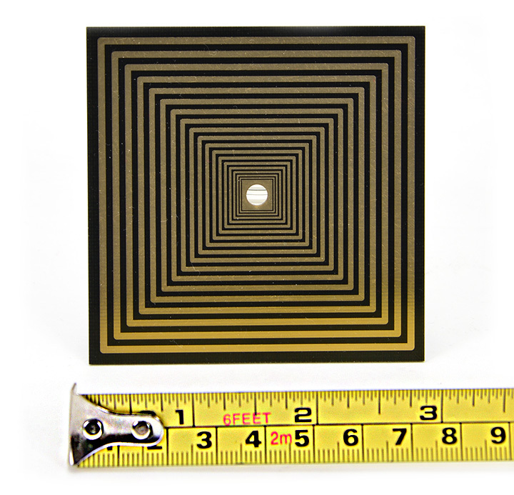Pyramid Plate for Frequency Broadcasting, Scalar & Radionic Energy Work