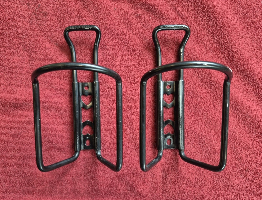 SILVER ARROW Alloy Bottle Cage Holders - Pair